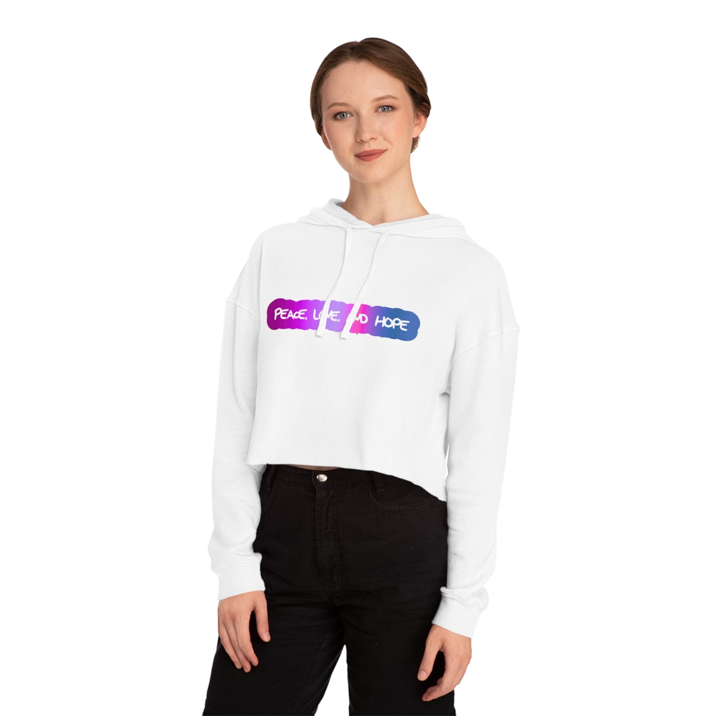 Sweatshirt Cropped with Peace, Love, and Hope Design – Trendy Women’s Hoodie for Casual Wear, Gifts, Festivals, Self-Care, and [...]