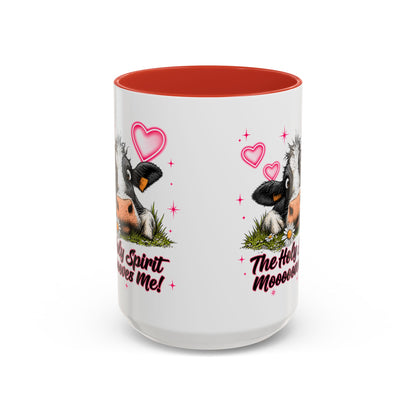 The Holy Spirit Moooves Me Coffee Mug