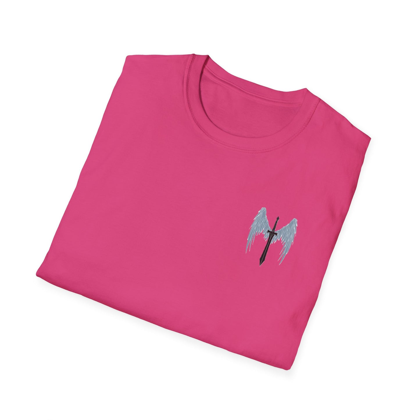 T-Shirt Unisex Softstyle T-Shirt with Inspirational Psalm Design Motivational Tee Christian Apparel Faith-Based Gift Casual Wear