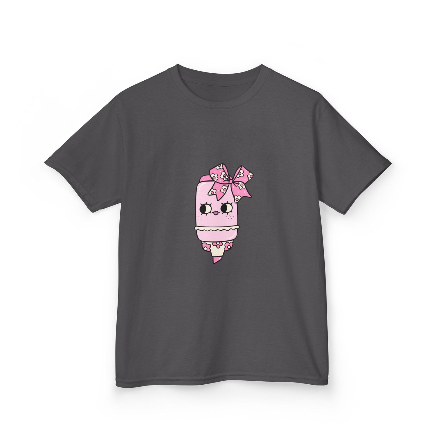 T-Shirt Kids Heavy Cotton™ Tee Fun Graphic Cute School Shirt Everyday Wear Coquette Design