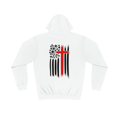 Sweatshirt Faith-Inspired Unisex Varsity Hoodie Freedom Raised Spiritual Gift Casual Wear Godly Apparel Patriotic Sweatshirt