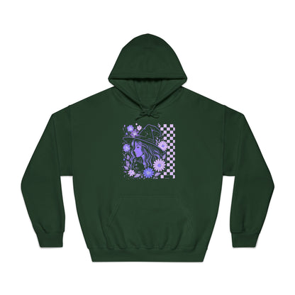 Sweatshirt Whimsical Floral Unisex Hooded Sweatshirt Casual Wear Streetwear Gift for Her Cozy Sweatshirt Spring Fashion Halloween