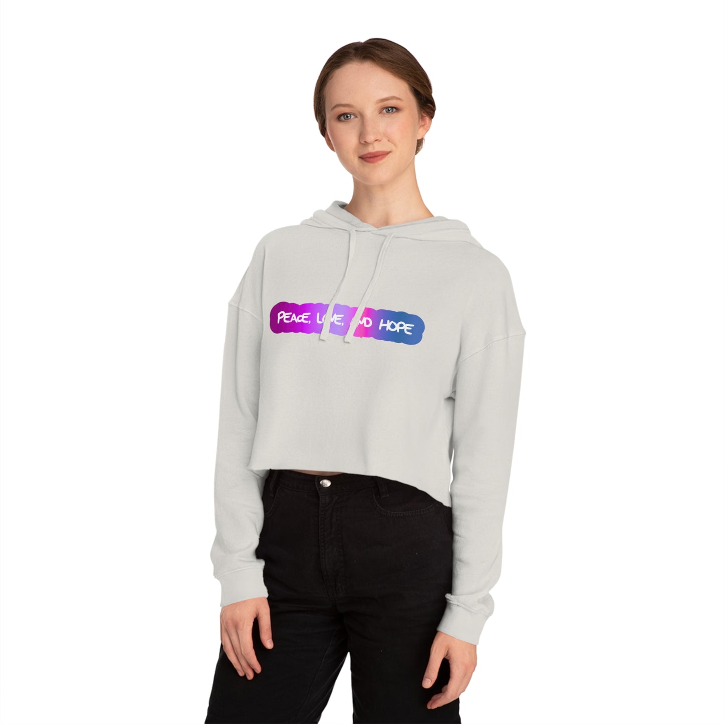 Sweatshirt Cropped with Peace, Love, and Hope Design – Trendy Women’s Hoodie for Casual Wear, Gifts, Festivals, Self-Care, and [...]