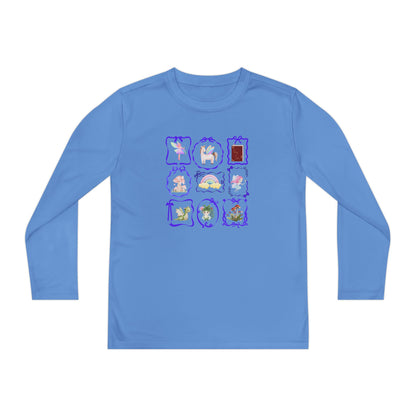 T-Shirt Whimsical Youth Fun Long Sleeve Shirt Cute Gift for Kids Colorful Playwear Unique Birthday Present Fairy Tales