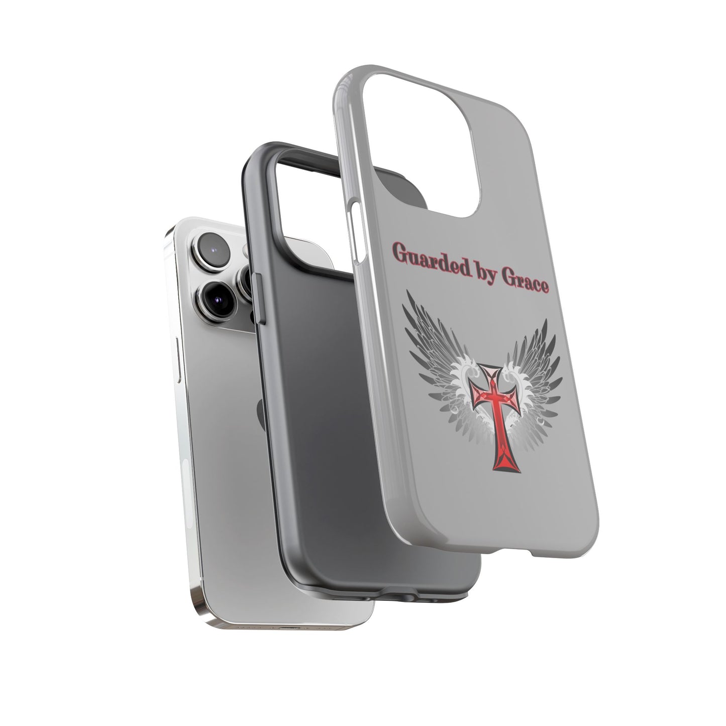 Cell Phone Case with Guardian Angel Design Tough Cases for Protection Spiritual Gifts Unique Accessories Personalized Tech