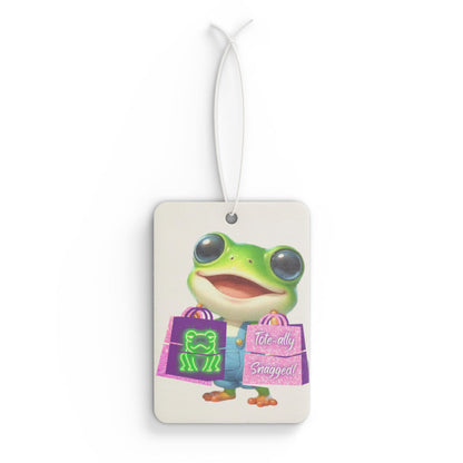 Car Air Freshener — Cute Froggy Shopper Scented Hanging Air Freshener