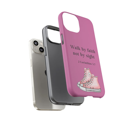 Cellphone Cae Faith-Inspired Phone Case Inspirational Gift Bible Verse Accessory Pink Converse Design Christian Phone Cover