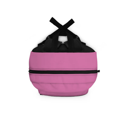 Pink Kids Backpack with Rainbow & Cute Bug Friends — School Bookbag for Girls