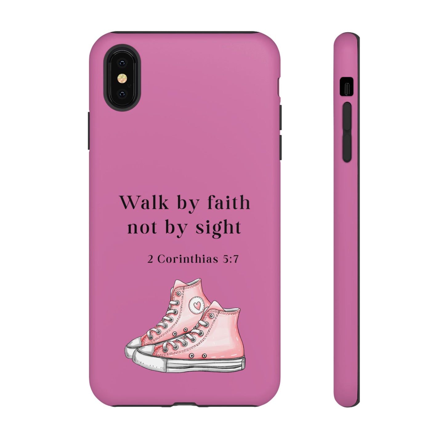 Cellphone Cae Faith-Inspired Phone Case Inspirational Gift Bible Verse Accessory Pink Converse Design Christian Phone Cover