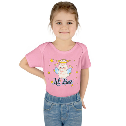Lil Boss Angel Baby Bodysuit — Cute Infant Onesie