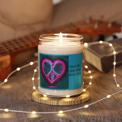 Candle Aromatherapy Peace Themed Scented Soy Candle Heart Decor Home Fragrance Gift  Relaxation Gift Valentines Day Birthday Gift