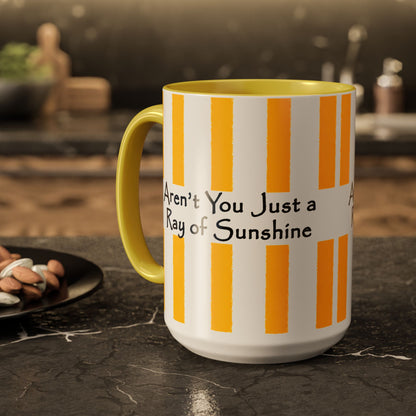 Sarcastic Quote Cup Conversation Starter Humorous Gift Funny Coworker Office Mug Striped Ceramic Coffee Drinkware Microwave Safe Dishwasher