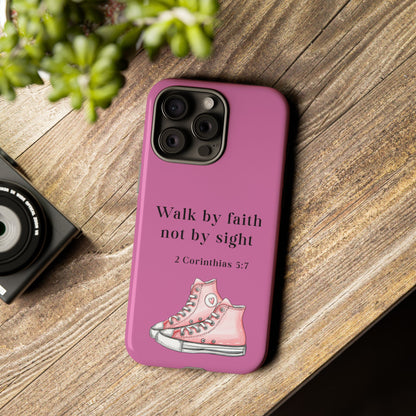 Cellphone Cae Faith-Inspired Phone Case Inspirational Gift Bible Verse Accessory Pink Converse Design Christian Phone Cover