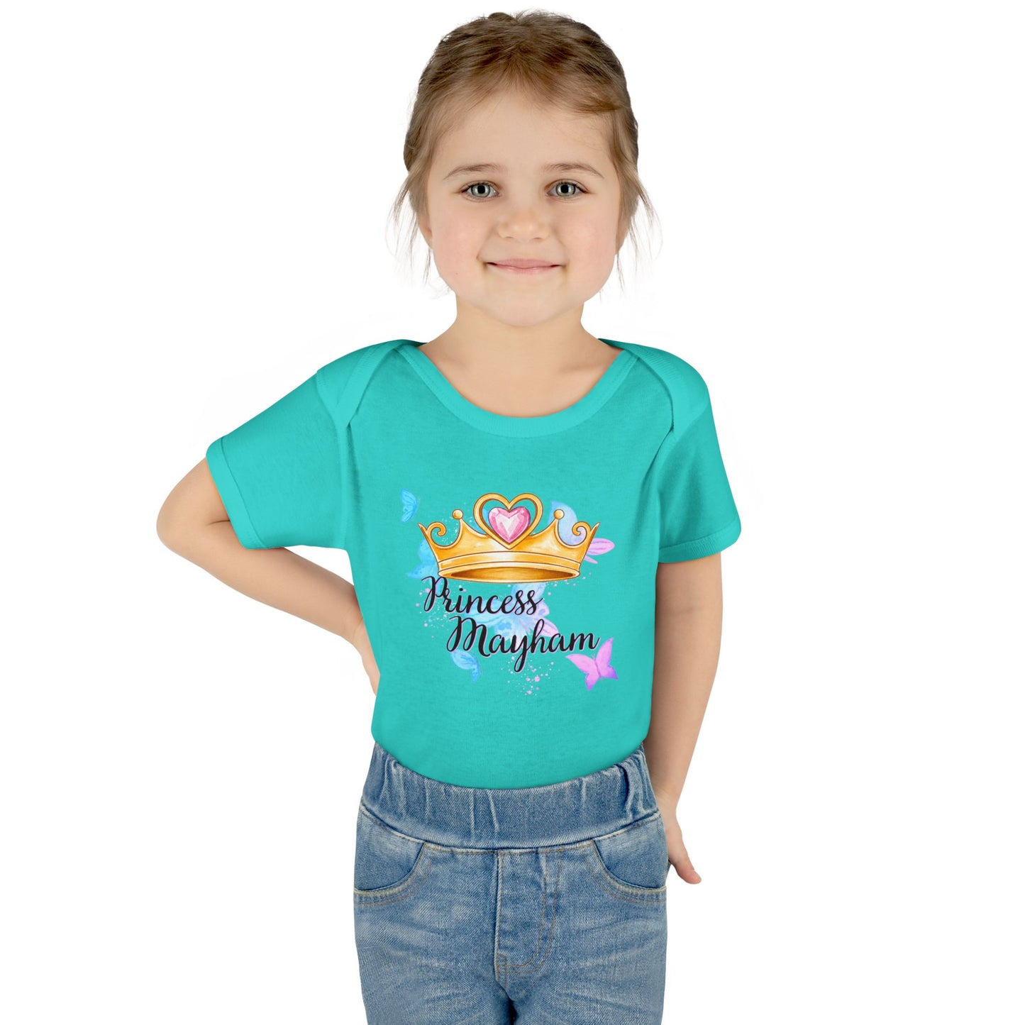Princess Mayham Infant Bodysuit — Cute Crown Baby Onesie for Newborns & Baby Shower Gifts