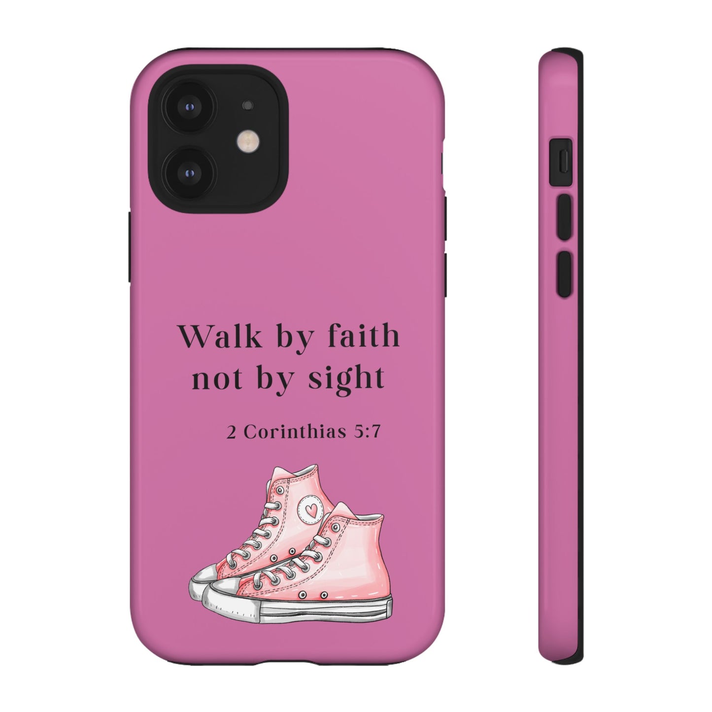 Cellphone Cae Faith-Inspired Phone Case Inspirational Gift Bible Verse Accessory Pink Converse Design Christian Phone Cover