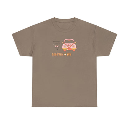 T-Shirt Perfect Gift for Road Trip Lovers Retro VW Car Unisex Heavy Cotton Tee Funny Getting Older Joke