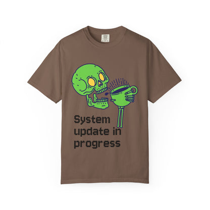 T-Shirt Funny Skeleton T-Shirt Unisex Graphic Tee Halloween Shirt Casual Wear Gift for Tech Lovers Humor Apparel