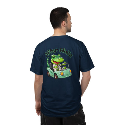 Later Gator After While Gator T-Shirt Cute Cartoon Alligator Scooter Tee Gift
