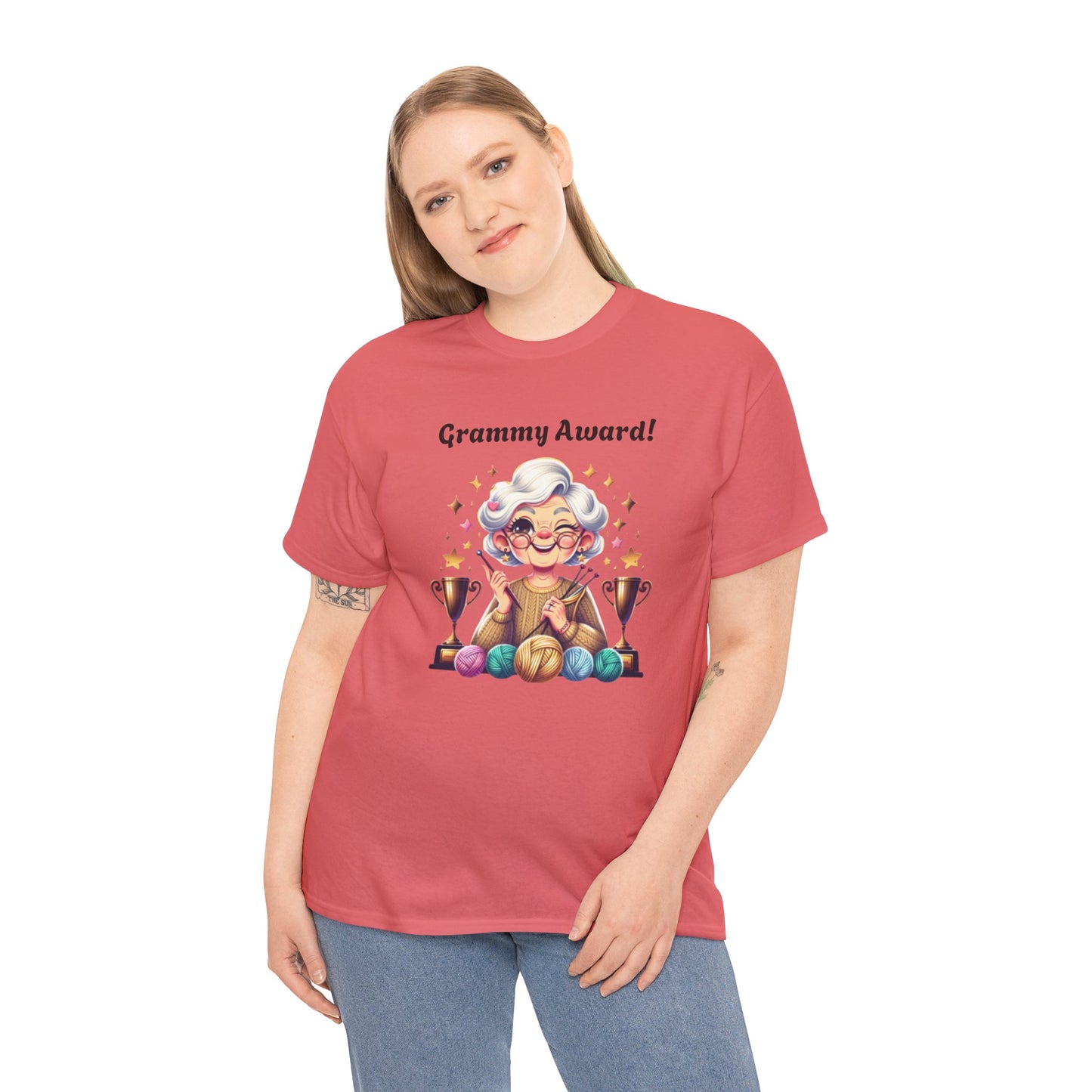 T-Shirt Grammy Award Unisex Heavy Cotton Tee - Celebrate Your Achievements Gift for Grandmothers