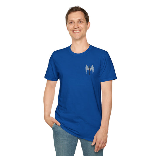 T-Shirt Unisex Softstyle T-Shirt with Inspirational Psalm Design Motivational Tee Christian Apparel Faith-Based Gift Casual Wear