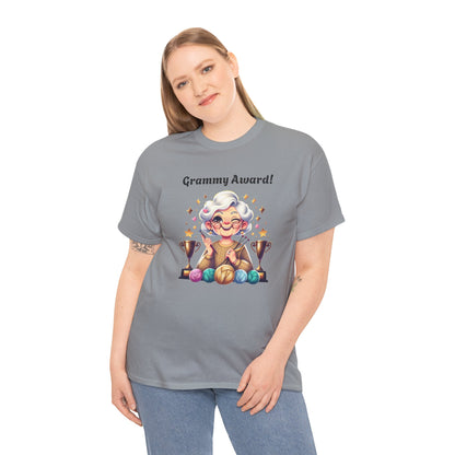 T-Shirt Grammy Award Unisex Heavy Cotton Tee - Celebrate Your Achievements Gift for Grandmothers