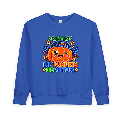 Lil' Pumpkin Big Attitude Toddler Sweatshirt