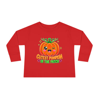 Cutest Pumpkin in the Patch Toddler Long Sleeve Tee