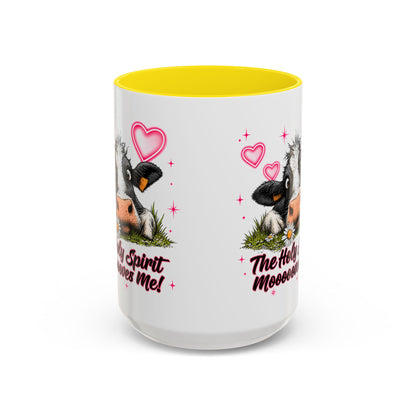 The Holy Spirit Moooves Me Coffee Mug