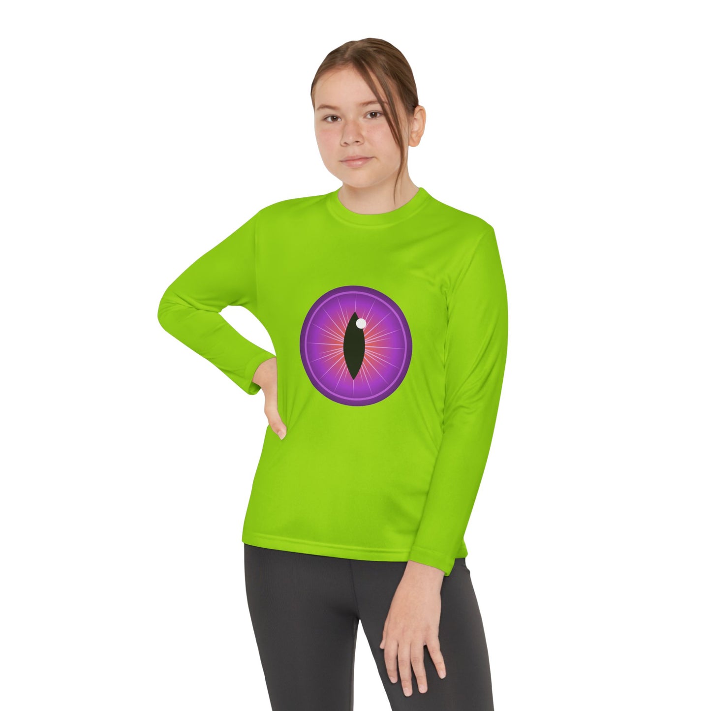 T-Shirt Youth Long Sleeve Monster-Inspired Tee Fun Shirt for Kids Perfect for Halloween Costume Wear Everyday Comfort Cool Graphic T