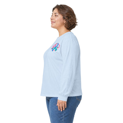 Thyroid Cancer Awareness Long Sleeve Tee – 'Stronger Than the Storm' Support Shirt