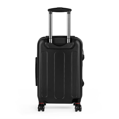 Marbled Copper Carry-On Suitcase — Stylish Swirl Travel Luggage