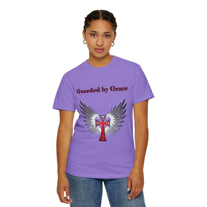 T-Shirt Guarded by Grace Unisex T-Shirt with Wings Design Christian Apparel Unique Gift Faith-based Fashion Inspirational SpiritualTee