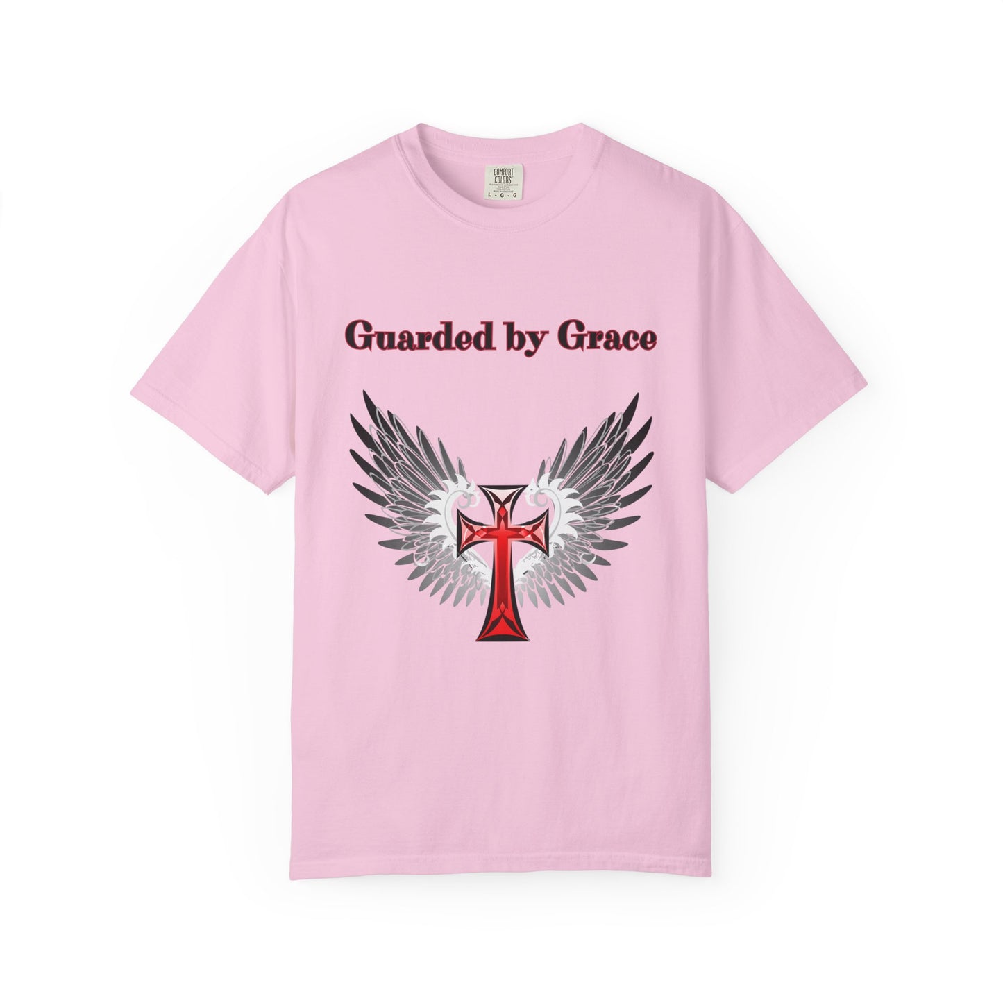 T-Shirt Guarded by Grace Unisex T-Shirt with Wings Design Christian Apparel Unique Gift Faith-based Fashion Inspirational SpiritualTee