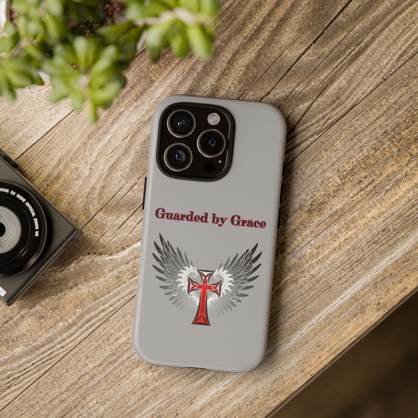 Cell Phone Case with Guardian Angel Design Tough Cases for Protection Spiritual Gifts Unique Accessories Personalized Tech