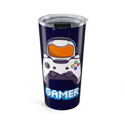 Tumbler Personalized Gamer Tumbler 20oz – Customizable Travel Mug with Game Controller Design