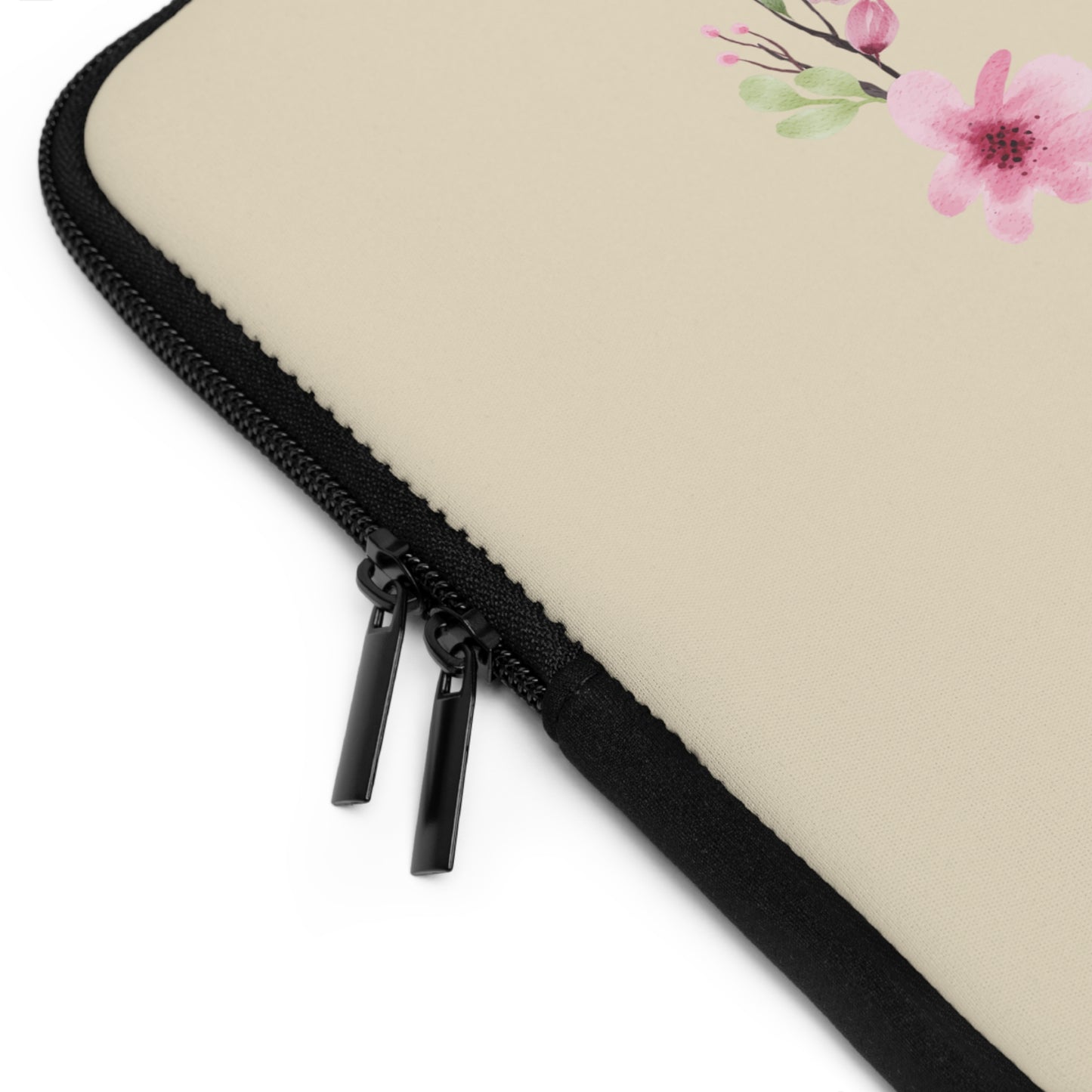 Proverbs 4:23 Floral Laptop Sleeve — "Above All Else, Guard Your Heart" Christian Devotional Sleeve