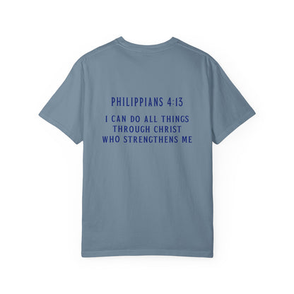 T-Shirt Inspirational Christian T-Shirt Cross & Philippians 4:13 Unisex Apparel Faith Tee Religious Gift Motivational Shirt
