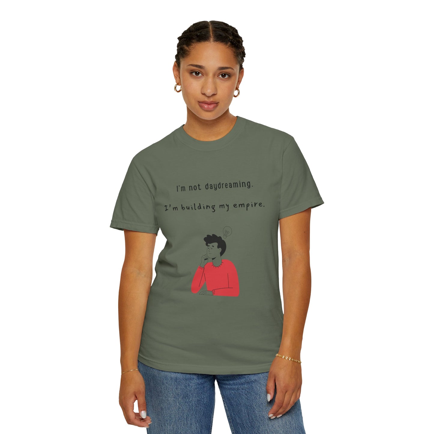 T-Shirt Empowered Entrepreneur T-Shirt Motivational Tee Work from Home Shirt Business Inspiration Apparel Gifts for Entrepreneurs