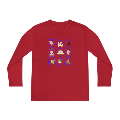T-Shirt Whimsical Youth Fun Long Sleeve Shirt Cute Gift for Kids Colorful Playwear Unique Birthday Present Fairy Tales
