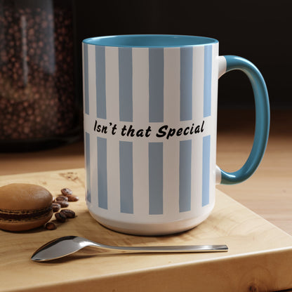 Isn’t That Special Blue Striped Accent Coffee Mug