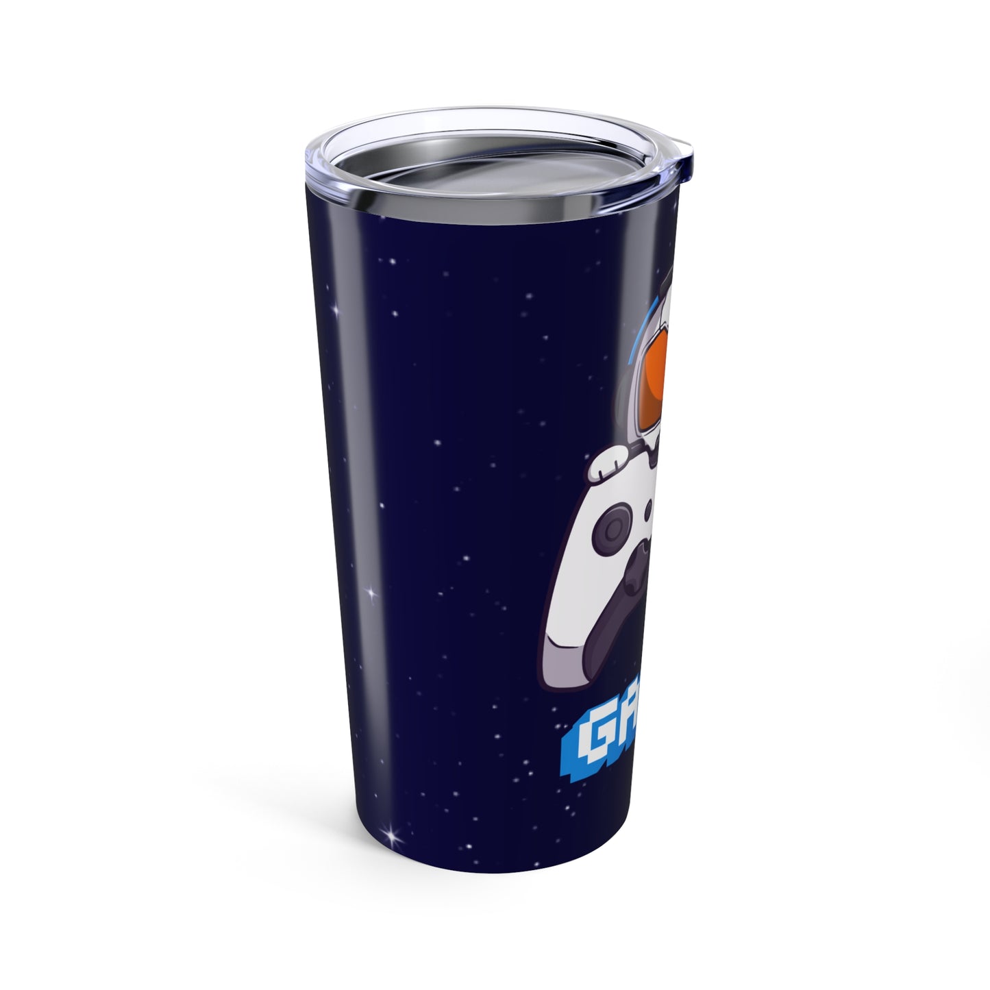 Tumbler Personalized Gamer Tumbler 20oz – Customizable Travel Mug with Game Controller Design