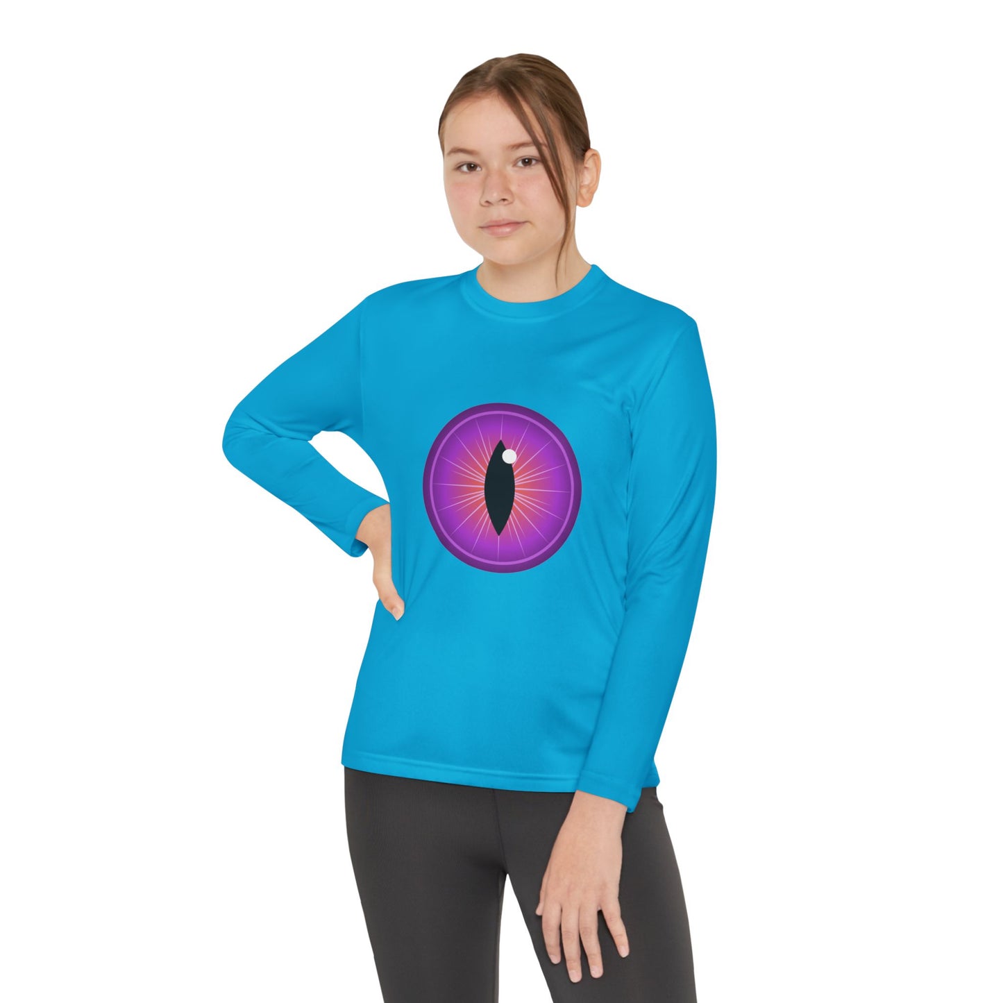 T-Shirt Youth Long Sleeve Monster-Inspired Tee Fun Shirt for Kids Perfect for Halloween Costume Wear Everyday Comfort Cool Graphic T