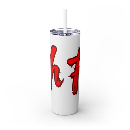 Tumbler Inspirational Faith Skinny Tumbler with Straw, 20oz - Perfect for Your Daily Motivation Travel Mug Christian Spiritual Religious
