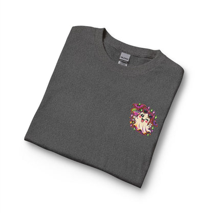 Halloween Long Sleeve Tee — "Just Here for the Boos" Ghost Party Shirt
