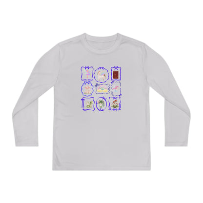 T-Shirt Whimsical Youth Fun Long Sleeve Shirt Cute Gift for Kids Colorful Playwear Unique Birthday Present Fairy Tales