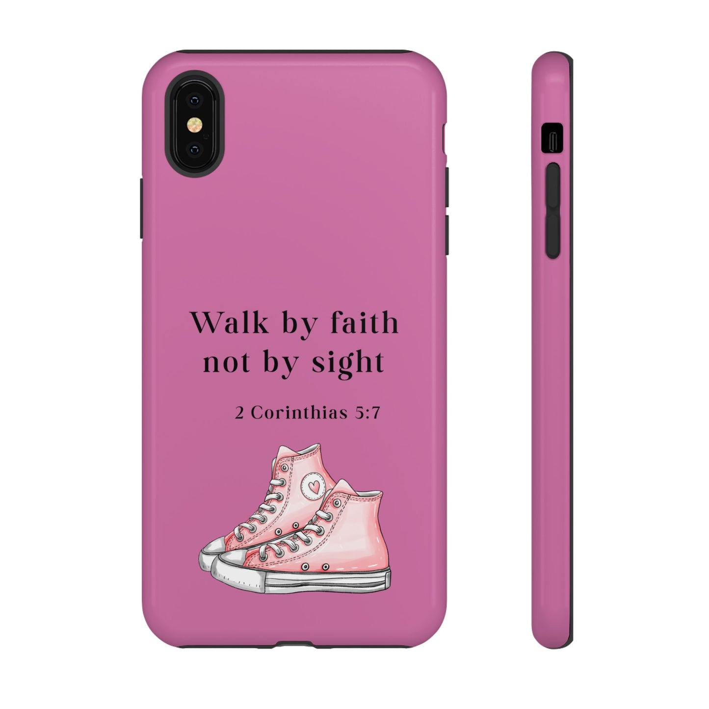 Cellphone Cae Faith-Inspired Phone Case Inspirational Gift Bible Verse Accessory Pink Converse Design Christian Phone Cover