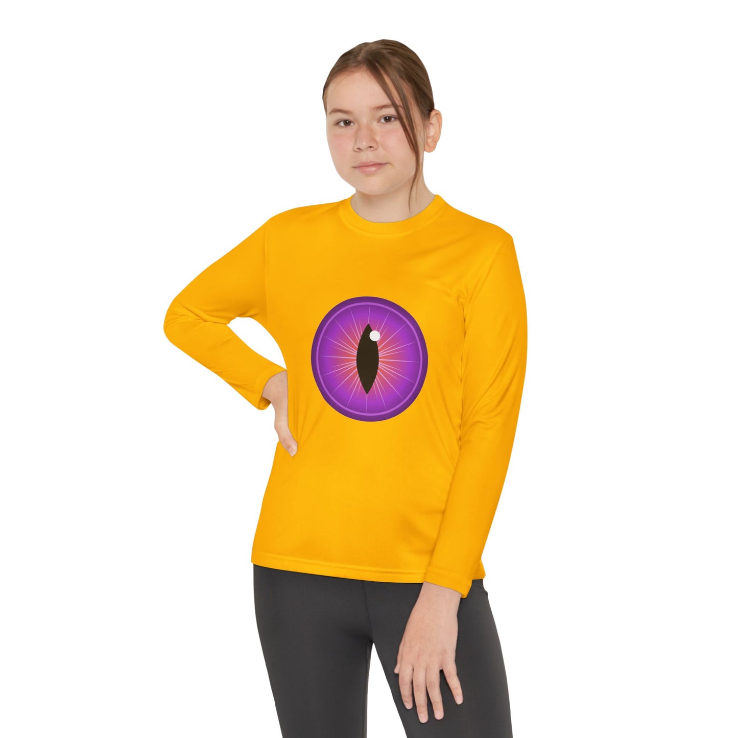 T-Shirt Youth Long Sleeve Monster-Inspired Tee Fun Shirt for Kids Perfect for Halloween Costume Wear Everyday Comfort Cool Graphic T