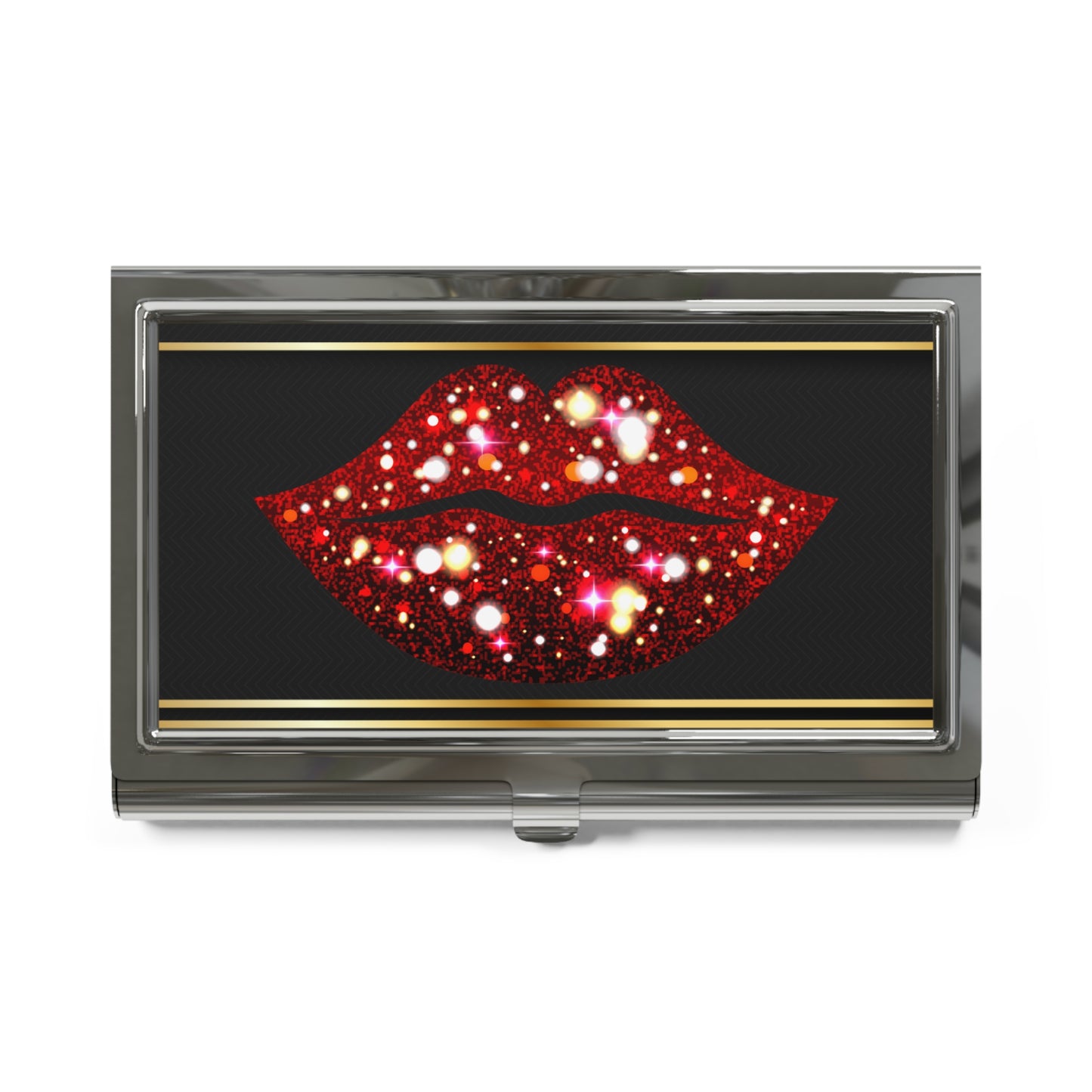 Business Card Holder Glitter Lipstick Gift Graduation Gift New Job Gift