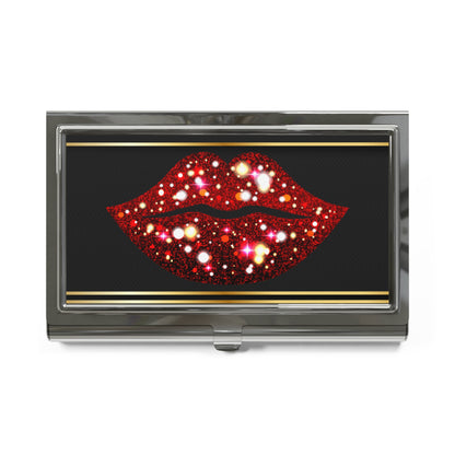 Business Card Holder Glitter Lipstick Gift Graduation Gift New Job Gift