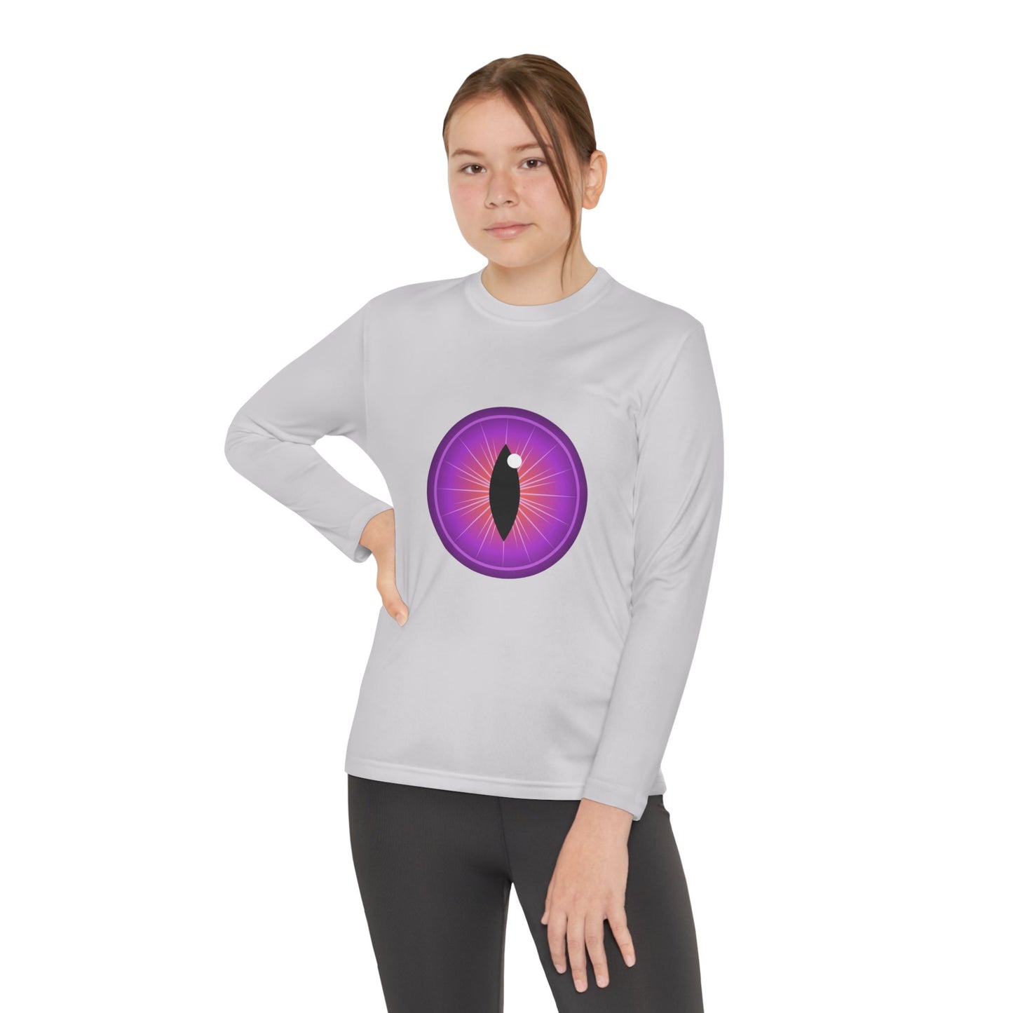 T-Shirt Youth Long Sleeve Monster-Inspired Tee Fun Shirt for Kids Perfect for Halloween Costume Wear Everyday Comfort Cool Graphic T